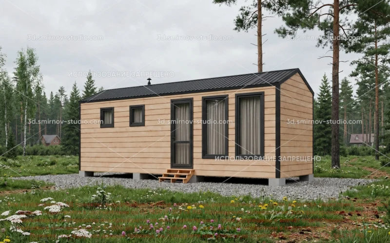 Мобильные бани барн - 4