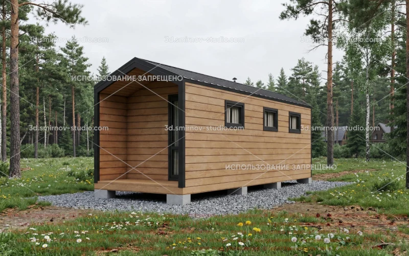 Мобильные бани барн - 5