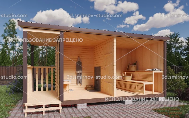 Мобильные бани из бруса - 2