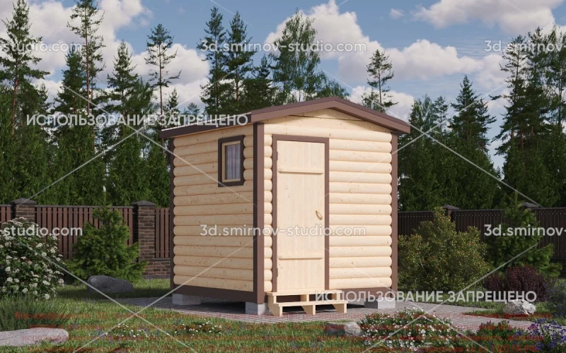 Мобильные бани из бруса - 1