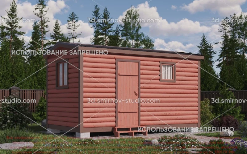 Мобильные бани из бруса - 5