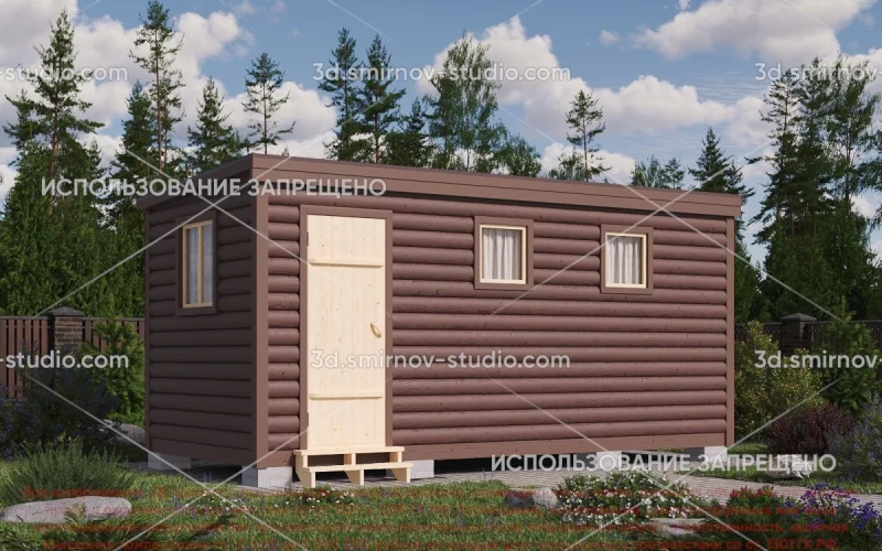 Мобильные бани из бруса - 4