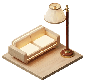 3Д мебелировка проекта